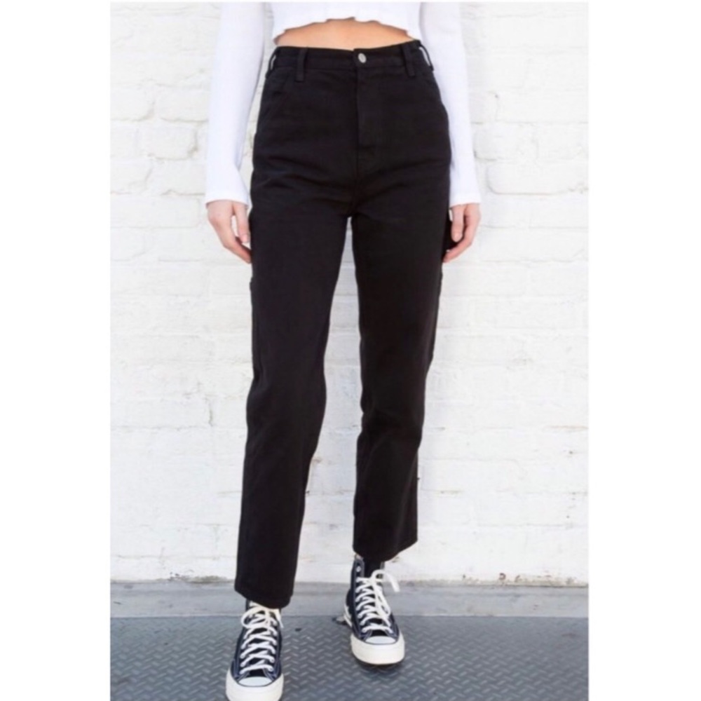 Brandy Melville Black Ariana Painter Pants